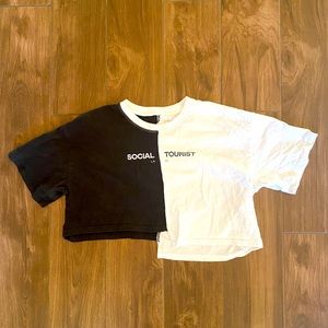 EUC Social Tourist boxy cropped tee